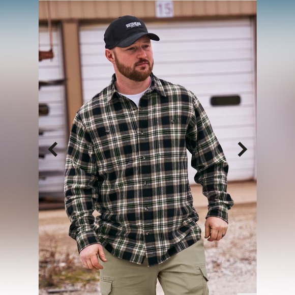RedHead Ozark Mountain Flannel Button-Down Shirt Mens Granite 3XL New - Picture 11 of 11
